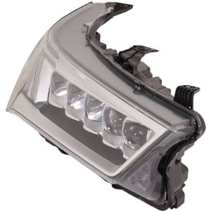 ACURA MDX  HEAD LAMP ASSY RIGHT CHROME (LED)(WO/AUTO LEVEL)(EXC A-SPEC) OEM#33100TZ5A51 2017-2020 PL#AC2503130