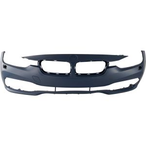 BMW BMW 3 (SEDAN) FRONT BUMPER COVER PRIMED W/WASH WO/M SPORT (STANDARD/MODERN) OEM#51117445106 2016-2018 PL#BM1000426