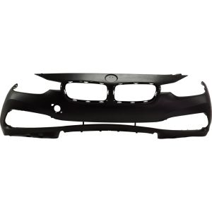 BMW BMW 3 (SEDAN) FRONT BUMPER COVER PRIMED WO/WASHER WO/M SPORT (LUXURY) OEM#51117445131 2016-2018 PL#BM1000427