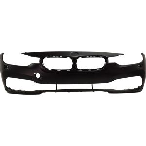 BMW BMW 3 (SEDAN) FRONT BUMPER COVER PRIMED W/WASHER WO/M SPORT (LUXURY) OEM#51117445133 2016-2018 PL#BM1000428