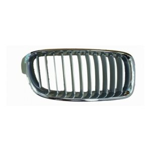 BMW BMW 3 (SEDAN)  GRILLE RIGHT (Passenger Side) CHROME FRAME /CHROME/SILVER INNER(11 BAR)(MODERN) OEM#51137263480 2012-2018 PL#BM1200239