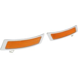 BMW BMW X5  FRONT BUMPER SIDE REFLECTOR KIT (RH&LH)(WO/SIDE CAMERA)(EXC M MDL)**CAPA** OEM#63147274433 2011-2013 PL#BM1084103C