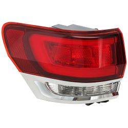 JEEP GRAND CHEROKEE / GRAND CHEROKEE WK TAIL LAMP ASSY LEFT (Driver Side) (Driver Side) GRAY INSERT (BLACK HOUSING) **CAPA** OEM#68368395AC 2018-2021 PL#CH2804120C
