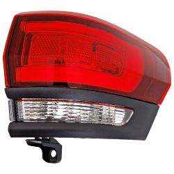JEEP GRAND CHEROKEE / GRAND CHEROKEE WK TAIL LAMP ASSY RIGHT (Passenger Side) GRAY INSERT (BLACK HOUSING) **CAPA** OEM#68368394AC 2018-2021 PL#CH2805120C