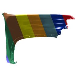 GM TRUCKS & VANS SILVERADO/PU 2500/3500 (CHEVY) FENDER RIGHT (Passenger Side) OEM#84581167 2020-2025 PL#GM1241424