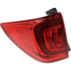 HONDA PILOT TAIL LAMP ASSEMBLY LEFT (Driver Side) (OUTER) **CAPA** OEM#33550TG7A01 2016-2018 PL#HO2804107C