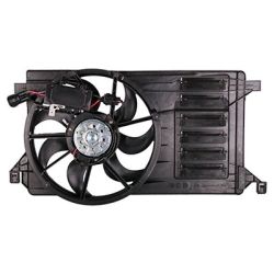MAZDA MAZDA3 RADIATOR & A/C FAN ASSEMBLY (2.3L)(SINGLE FAN) OEM#R2AH15025G 2010-2013 PL#MA3115142