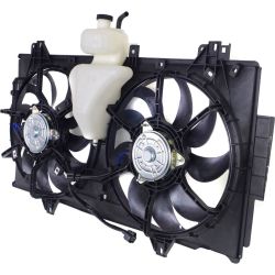 MAZDA MAZDA6 RADIATOR & A/C FAN ASSEMBLY 2.5L (W/MODULE)(W/RESERVOIR TANK) OEM#L5A315025D 2011-2013 PL#MA3115157