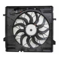 MERCEDES-BENZ ML-CLASS (166) RADIATOR & A/C FAN ASSEMBLY (W/TOWING HITCH)(SINGLE FAN) OEM#0999064000 2012-2015 PL#MB3115127
