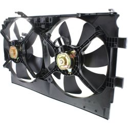 MITSUBISHI LANCER SPORTBACK RADIATOR & A/C FAN ASSEMBLY (WO/TURBO)(DUAL FAN) OEM#1355A087-PFM 2009-2017 PL#MI3115139