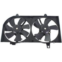 NISSAN SENTRA RADIATOR & A/C FAN ASSY (2.5L)(DUAL FAN) OEM#214814Z700 2000-2006 PL#NI3115125