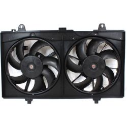 NISSAN(DATSUN) SENTRA RADIATOR & A/C FAN ASSEMBLY (2.0L SR/Special Edition)(2.5L)(DUAL FAN) OEM#21481ET80B 2007-2012 PL#NI3117102