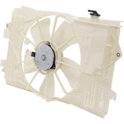 TOYOTA COROLLA/SEDAN RADIATOR & A/C FAN ASSEMBLY (SINGLE FAN) W/RESERVOIR TANK OEM#167110D072-PFM 2003-2008 PL#TO3115125