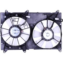 TOYOTA HIGHLANDER  RADIATOR & A/C FAN ASSY (L4 W/TOW PKG)(V6 WO/TOW)(DUAL FAN) OEM#1671120120-PFM 2001-2007 PL#TO3115128