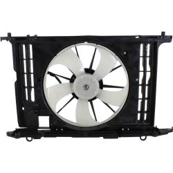 PONTIAC VIBE RADIATOR & A/C FAN ASSEMBLY (1.8L)(SINGLE FAN) WO/CONTROL MODULE OEM#167110T040-PFM 2009-2010 PL#TO3115156