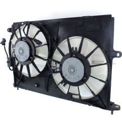 TOYOTA MATRIX RADIATOR & A/C FAN ASSEMBLY (2.4L)(DUAL FAN) OEM#163630H210-PFM 2009-2014 PL#TO3115157