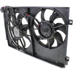VOLKSWAGEN JETTA SEDAN (GEN 5) RADIATOR & A/C FAN ASSEMBLY (2.5L)(DUAL FAN) OEM#1K0959455ET-PFM 2005-2010 PL#VW3120100